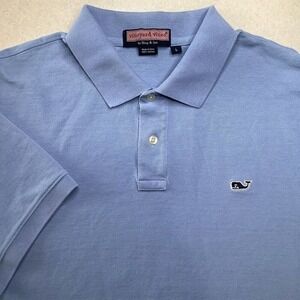 Vineyard Vines Whale Polo‎ Shirt Large Blue